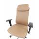 Кресло руководителя Chairman 500LUX Россия экокожа бежевый. Фото товара с разных ракурсов.
