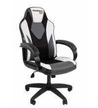 Игровое кресло Chairman Game 17 Россия экокожа черный/серый/белый