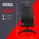 Кресло руководителя PREMIUM Ultimate EX-801 пластик, плотная двойная сетка Х2, черное. Фото товара с разных ракурсов.