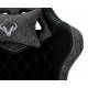 Кресло игровое геймерское Бюрократ VIKING 7 KNIGHT B FABRIC черный текстиль/эко.кожа крестовина металл. Фото товара с разных ракурсов.