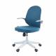 Офисное кресло Chairman CH107 голубой. Фото товара с разных ракурсов.