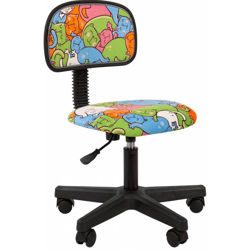 101 Kids черный пластик (ткань велюр Котики) главное фото